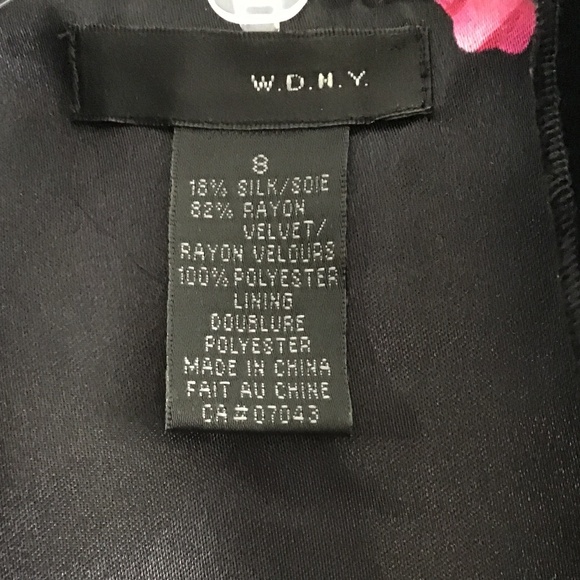 WD.NY Black silk/velvet lined 3/4 length sleeve jacket - Picture 7 of 8